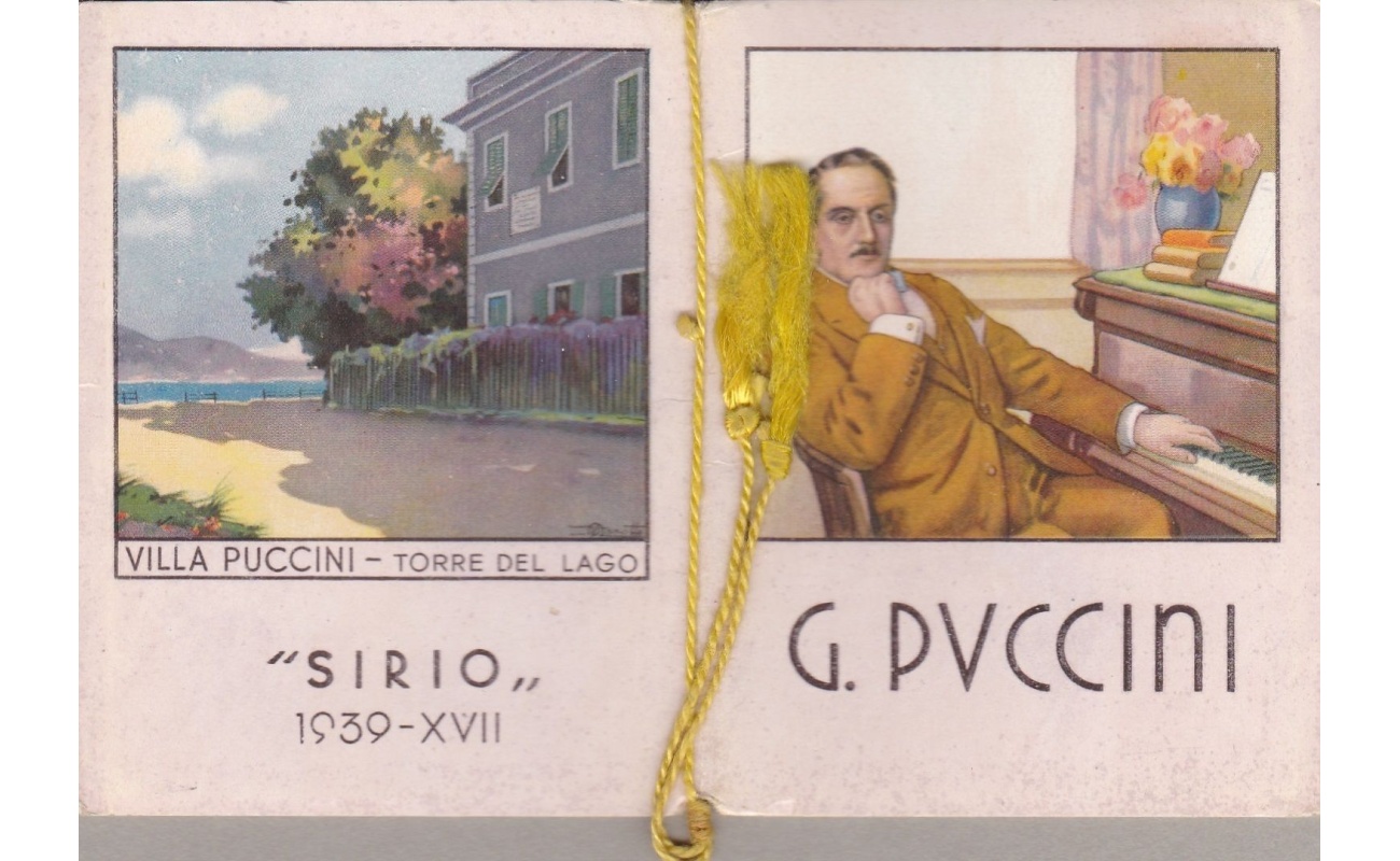 1939  CALENDARIO - Giacomo Puccini