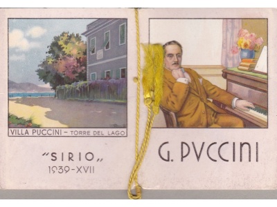 1939  CALENDARIO - Giacomo Puccini
