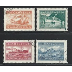 1939 JUGOSLAVIA - Michel n. 385I/388I - Unificato n° 349/352  USATA