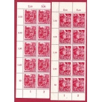 1945 GERMANIA REICH - N° 825-826 Soldati delle S.A. e S.S. BLOCCO DI 10 MNH**