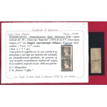 1945 VENEZIA GIULIA - n° 1+1ga 10 cent. COPPIA DOPPIA SOVRASTAMPA  MNH **