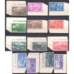 1948 Italia - Repubblica Risorgimento Angolo di Foglio n° 580/91+ E32 MNH**