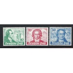 1949 BERLIN - BERLINO, n° 51/53 , Goethe 3 valori , MNH**