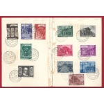 1950 Vaticano, Basiliche n. 122/131 + Espressi su Libro del Pellegrino Anno Santo - 12 valori