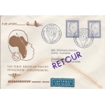 1953 SVEZIA/SVERIGE - SAS FIRST FLIGHT STOCKHOLM-JOHANNESBURG