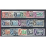 1954-63 Bahamas - Stanley Gibbons n. 201/216 - 16 valori - MNH**
