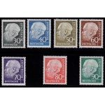 1956-57 GERMANIA  - n° 125A/128B  Heuss   MNH/**