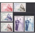 1960-61 Monaco - Principi Ranieri e Santa Devota - Posta Aerea 6 valori n.  A73/A78 - MNH**