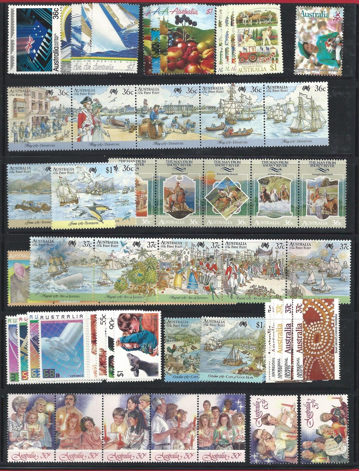 1978-88 AUSTRALIA - Yvert  625/1084  MNH/**  € 630
