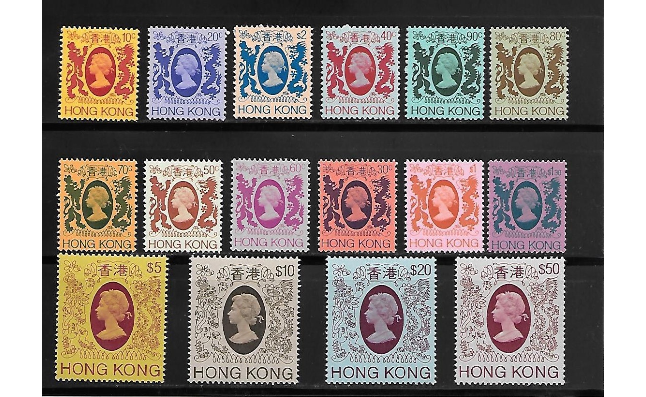 1982 HONG KONG, SG 415/430  16 valori  MNH **