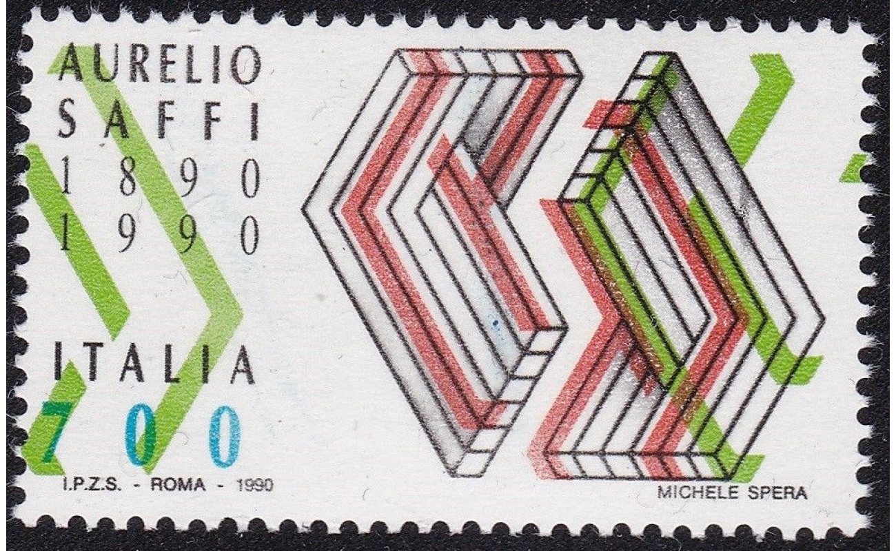1990 Repubblica Italiana, n° 1931 VARIETA' NON CATALOGATA