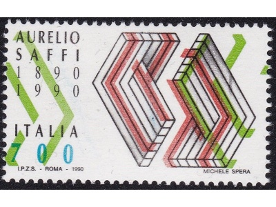 1990 Repubblica Italiana, n° 1931 VARIETA' NON CATALOGATA