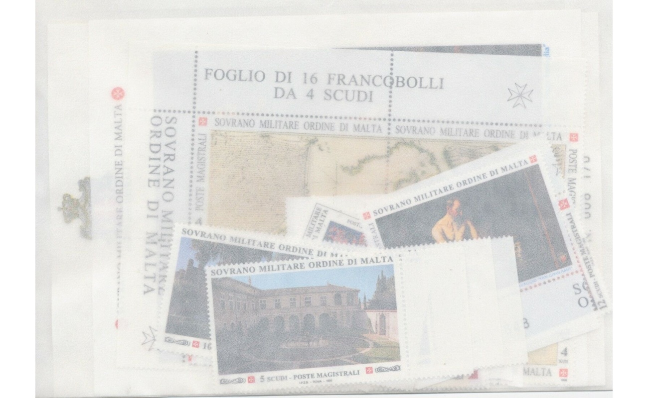 1996 Smom, Annata completa , francobolli nuovi , 20 valori + 3 Foglietti - MNH**