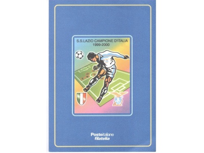 1999-2000 Italia - Repubblica , Folder Francobolli - Lazio Campione d'Italia  -  MNH**