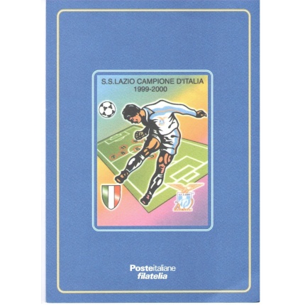 1999-2000 Italia - Repubblica , Folder Francobolli - Lazio Campione d'Italia  -  MNH**