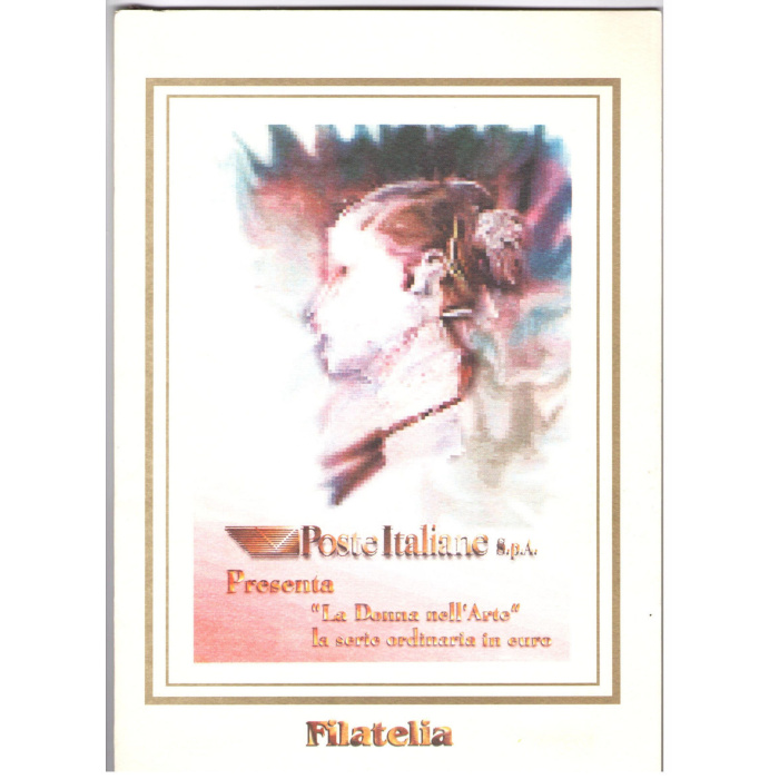 1999 Italia - Repubblica , Folder - La Donna nell'Arte n° 1 MNH**