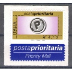 2002 Repubblica Posta Prioritaria 4,13 € viola oro nero grigio n° 2638 MNH**