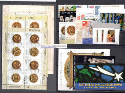 2005/2012 Vaticano, Offerta Benedetto XIV, francobolli nuovi , Annate Complete - MNH**