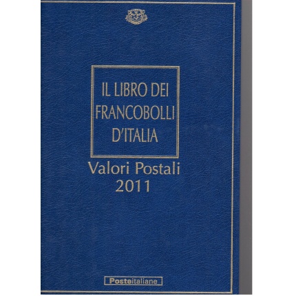 2011 ITALIA , Libro dei Francobolli d'Italia , Francobolli nuovi e perfetti , MNH**