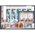 2011 Vaticano , francobolli nuovi ,  Annata Completa , 30 val + 3 Foglietti + 1 Libretto + 1 Minifoglio Foreste - MNH**