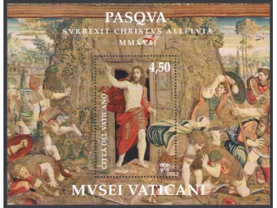 2017 Vaticano Pasqua - Musei Vaticani - Foglietto MNH **