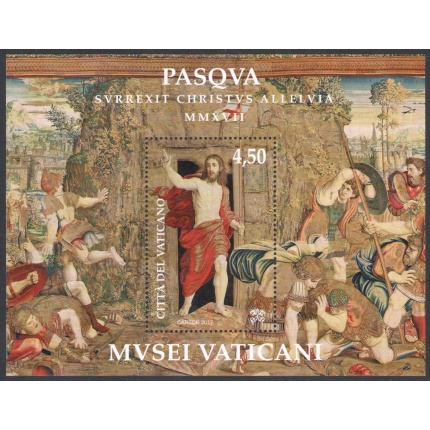 2017 Vaticano Pasqua - Musei Vaticani - Foglietto MNH **