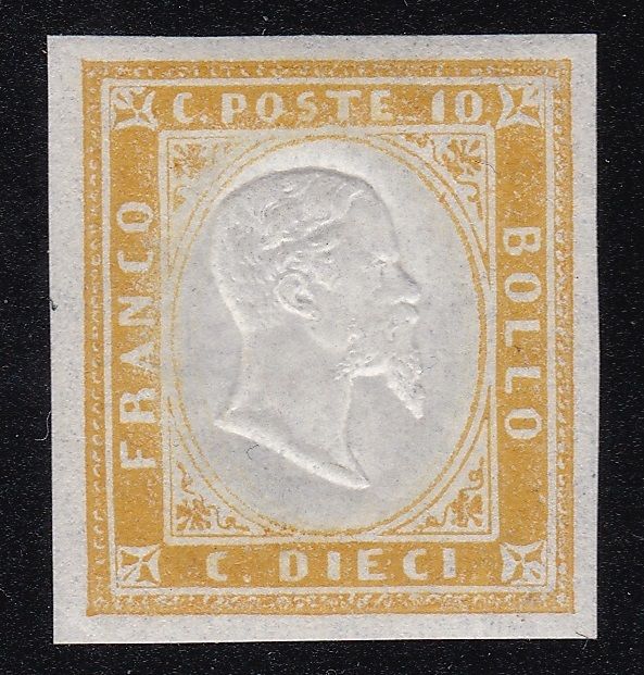 1852 Modena, # 4A, 25 cent verde Ritirato e non venduto, MNH**