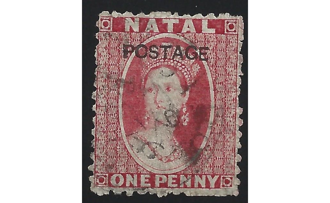 1875 NATAL - SG n° 76  1d. rose  USED