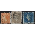 1881 ST. VINCENT - SG n° 36/38  3 valori   USATI