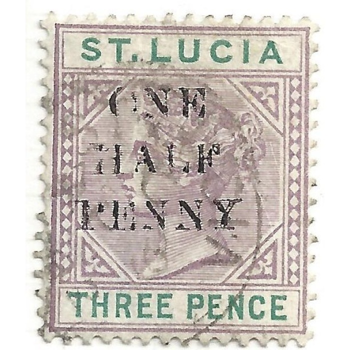 1892 ST. LUCIA - SG n° 53   USED