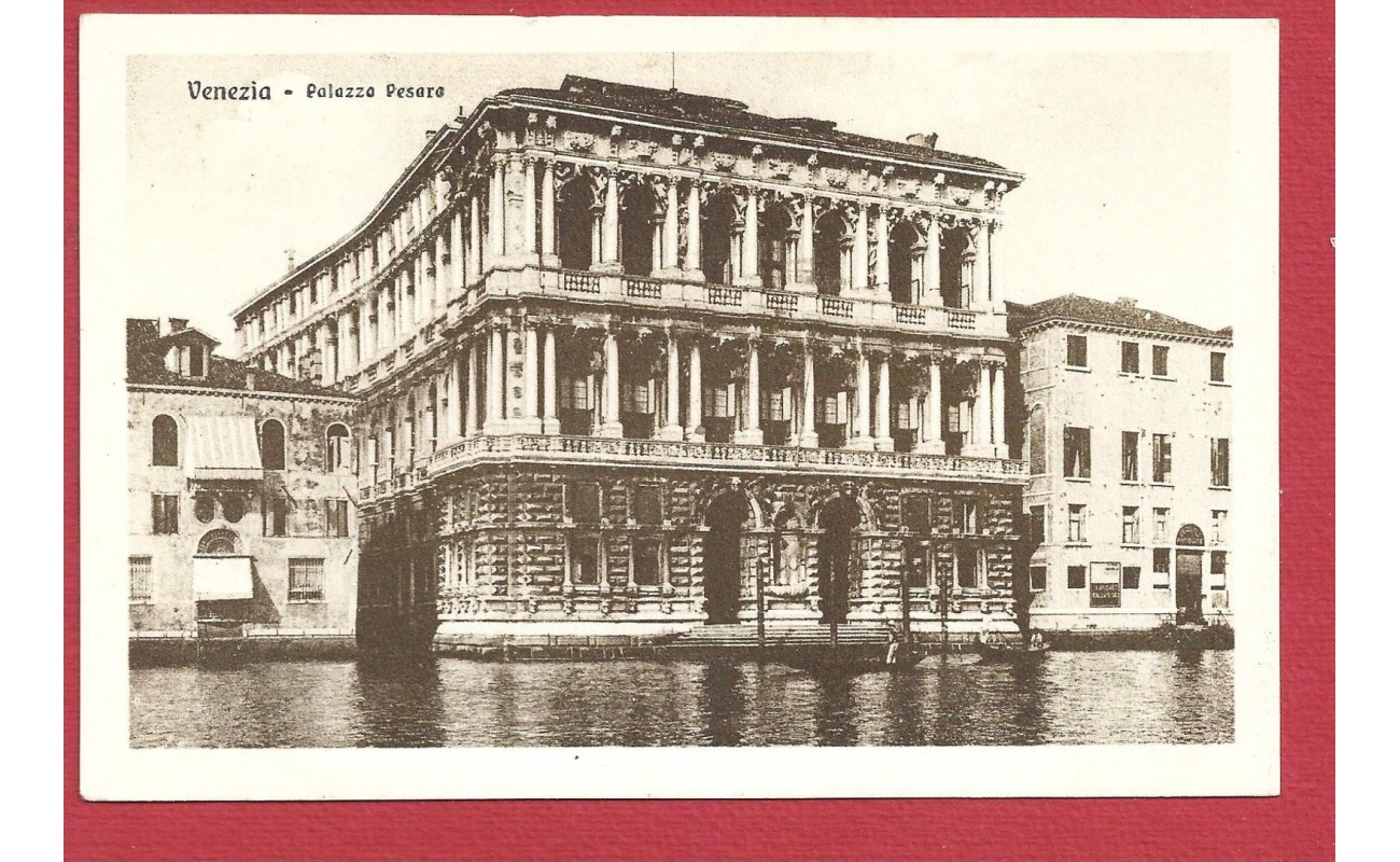 1917 VENEZIA, Palazzo Pesaro VIAGGIATA