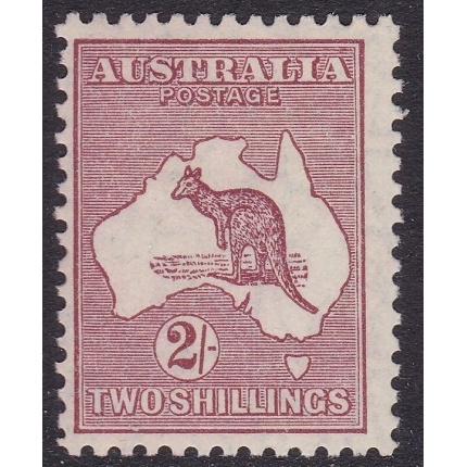 1929 AUSTRALIA - SG 110 2/ maroon MLH/*