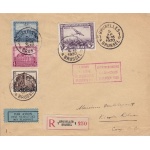 1930 BELGIO , Primo Volo  Bruxelles-Leopoldville - Catalogo Mueller n. 113