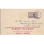 1932 , FIRST FLIGHT Khartoum-Capetown Muller 31