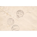 1933 LIBIA, Posta Aerea n° 8/13 - 7a Fiera di Tripoli la serie su lettera viaggiata