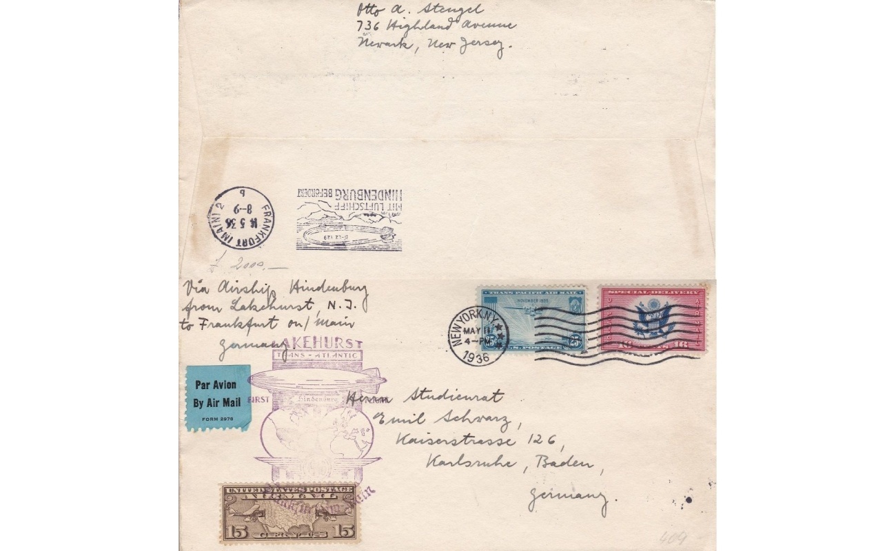 1936 STATI UNITI/USA, Amerikanische Post  Sieger 409 C