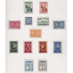 1938-40 Greece/Grecia, n° 439/451  13 valori  MNH/**  PERFETTI