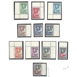 1938-52  BECHUANALAND  SG  118/128  11 valori  MNH/** GOMMA INTEGRA