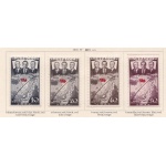 1938 RUSSIA, I° Volo transpolare Mosca-Portland - N. 628/631 serie di 4 valori - MH*