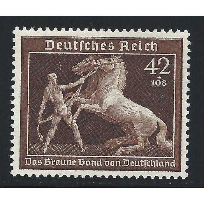1939 Germania, n° 637 Sesto Nastro bruno  MNH/**