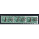 1944 RSI, Espresso n° 21/IIh striscia di tre - Firenze  PREZZO PER SINGOLO - MNH**
