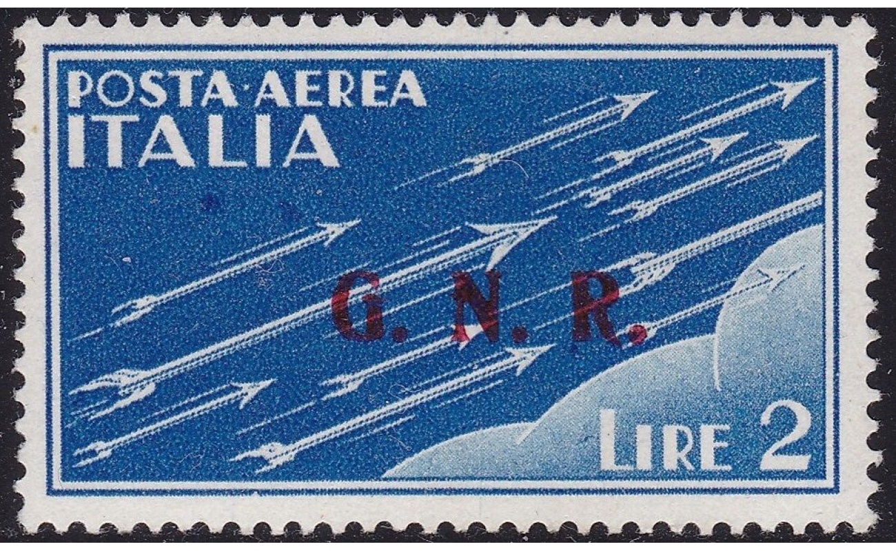 1944 Repubblica Sociale Italiana, PA n° 122/III MNH** -  Certificato Cilio