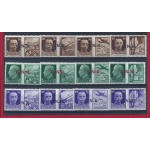 1944 Repubblica Sociale Italiana, PG n°13/24 12 valori MNH**