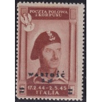 1946 CORPO POLACCO, Posta Aerea n° 1  Generale Anders  MNH/**