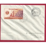 1946 SAN MARINO, n° 296  UNRRA  su lettera non viaggiata