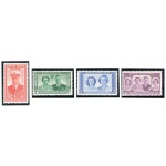 1947 BECHUANALAND Royal Visit 4 val SG n. 132/135 MNH**