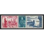 1947 MONACO - Posta Aerea n° 25/27 - TRITTICO - MNH**