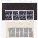 1949  AUSTRIA  n. 779/781 3 valori  */**  LOTTO DI 9 SERIE