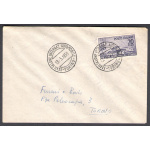 1950 Repubblica , 32 Salone dell'Automobile , 20 Lire timbro Manifestazione n° 617 - Lettera - Cover