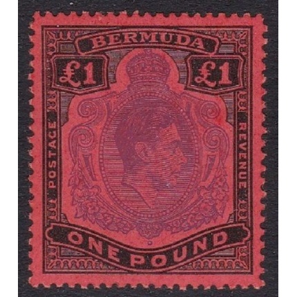 1951 BERMUDA, SG 121d  £ 1  MNH/**